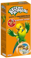 Зоомир Веселый попугай  корм для волнистых попугайчиков отборное зерно 450г