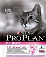 Pro Plan Delicate для кошек с чувствительным пищеварением или с особыми предпочтениями в еде 400г
