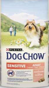 Purina Dog Chow для собак с чувствительным пищеварением 2,5кг